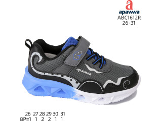Кроссовки детские Apawwa ABC1612R grey-navy 26-31