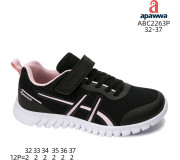Кросівки дитячі ApawwaABC2263P black-pink 32-37