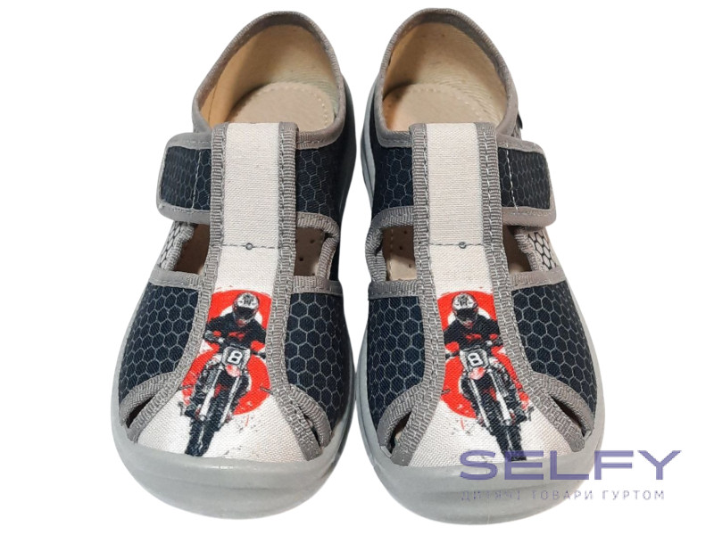 Paolo 26-31 сірий, сіра підошва, мотоцикліст, подвоєні 28 і 29 р, Фото 3