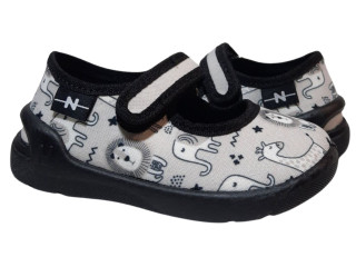 Denny 20-25 серый, черная подошва, zoo