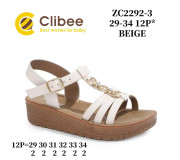 Босоніжки дитячі Clibee ZC2292-3 beige 29-34