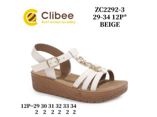 Босоніжки дитячі Clibee ZC2292-3 beige 29-34