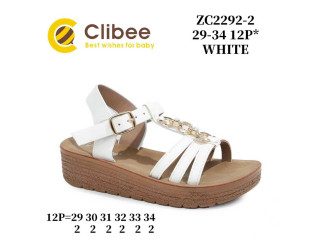 Босоніжки дитячі Clibee ZC2292-2 white 29-34