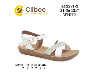 Босоніжки дитячі Clibee ZC2291-2 white 31-36