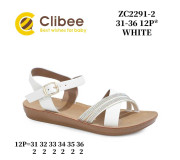 Босоніжки дитячі Clibee ZC2291-2 white 31-36