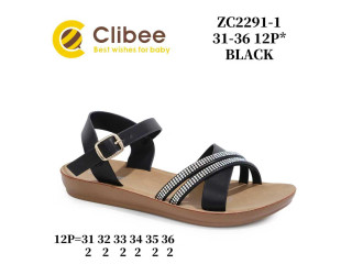Босоножки детские Clibee ZC2291-1 black 31-36