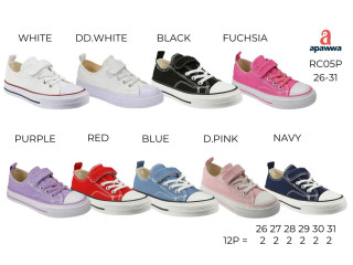 Кеды детские Apawwa RC05P d.pink 26-31