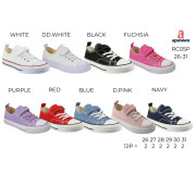 Кеды детские Apawwa RC05P black 26-31