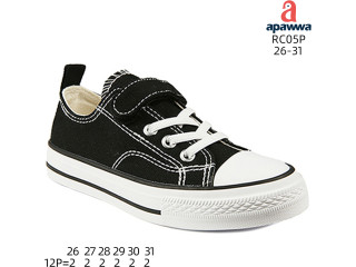 Кеды детские Apawwa RC05P black 26-31