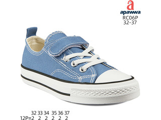 Кеды детские Apawwa RC06P blue 32-37