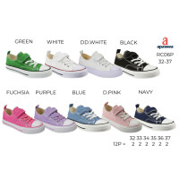 Кеди дитячі Apawwa RC06P black 32-37