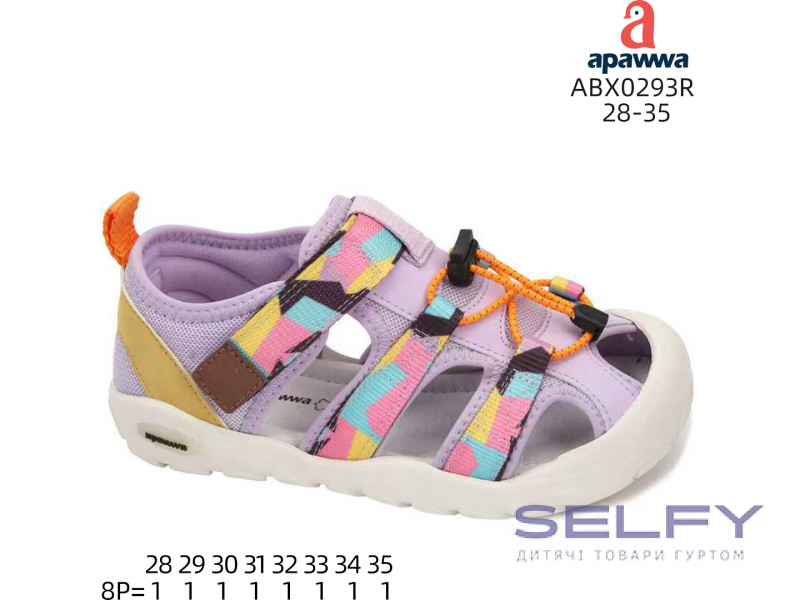Босоножки детские Apawwa ABX0293R purple 28-35, Фото 1