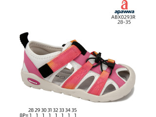 Босоніжки дитячі Apawwa ABX0293R pink 28-35
