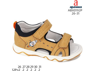 Босоніжки дитячі Apawwa ABX0192P brown 26-31