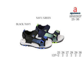 Кросівки Apawwa ABX0202P navy-green 25-30