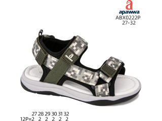 Босоніжки дитячі Apawwa ABX0222P khaki 27-32