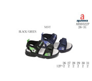 Кроссовки Apawwa ABX0322P black-green 26-31
