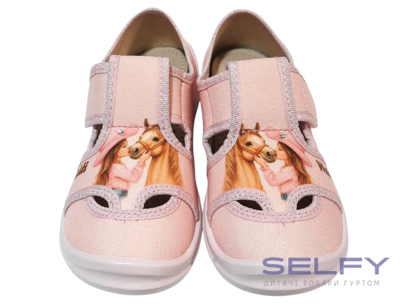 Margo 26-31 рожева, рожева підошва, дівчинка з коником, 28 i 29 подвоєні, Фото 3