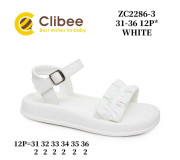 Босоножки детские Clibee ZC2286-3 white 31-36