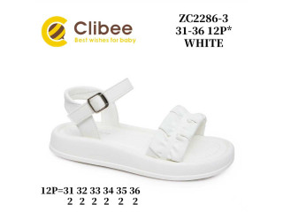 Босоніжки дитячі Clibee ZC2286-3 white 31-36