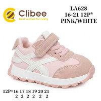 Кроссовки Clibee LA628 pink-white 16-21