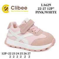 Кроссовки Clibee LA629 pink-white 22-27