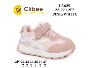 Кросівки Clibee LA629 pink-white 22-27