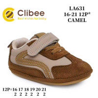 Кроссовки Clibee LA631 camel 16-21