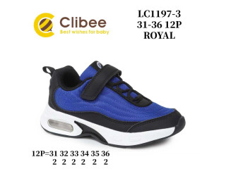 Кроссовки детские Clibee LC1197-3 royal 31-36