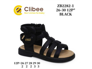 Босоножки детские Clibee ZB2293-1 black 25-30