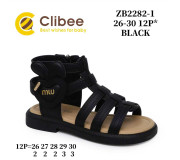 Босоножки детские Clibee ZB2293-1 black 25-30