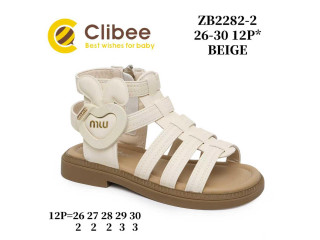 Босоніжки дитячі Clibee ZB2282-2 beige 26-30