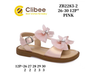 Босоніжки дитячі Clibee ZB2283-2 pink 26-30