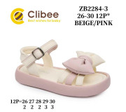 Босоніжки дитячі Clibee ZB2284-3 beige-pink 26-30