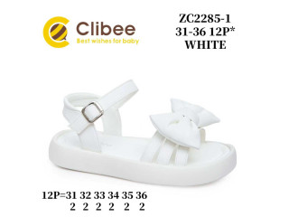 Босоножки детские Clibee ZB2285-1 white 31-36