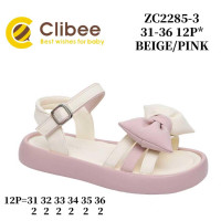 Босоніжки дитячі Clibee ZB2285-3 beige-pink 31-36