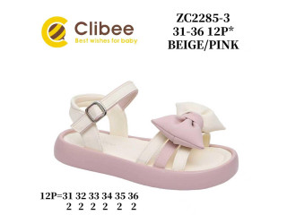 Босоніжки дитячі Clibee ZC2285-3 beige-pink 31-36