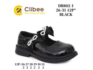 Туфли Clibee DB802-1 black 26-31