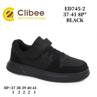 Кроссовки детские Clibee ED745-2 black 37-41
