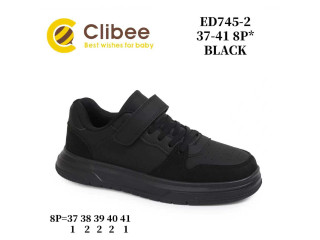 Кроссовки детские Clibee ED745-2 black 37-41