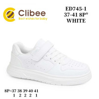 Кроссовки детские Clibee ED745-1 white 37-41