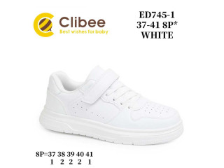 Кроссовки детские Clibee ED745-1 white 37-41