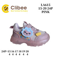Кроссовки Clibee LA615 pink 15-21