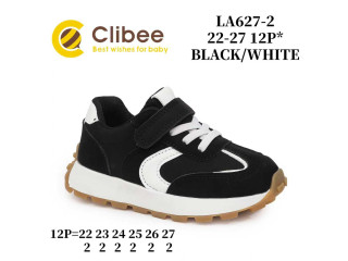 Кросівки Clibee LA627-2 black-white 22-27