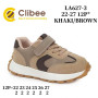Кросівки Clibee LA627-3 khaki-brown 22-27