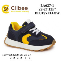 Кроссовки Clibee LA627-2 black-white 22-27