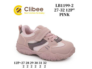 Кросівки дитячі Clibee LB1199-2 pink 27-32