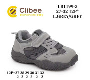 Кросівки дитячі Clibee LB1199-3 l.grey-grey 27-32