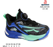 Кроссовки детские Apawwa ABC0553R green-navy 33-38