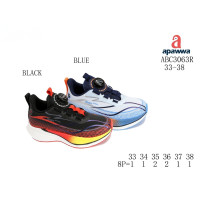 Кросівки дитячі Apawwa ABC3063R black 33-38